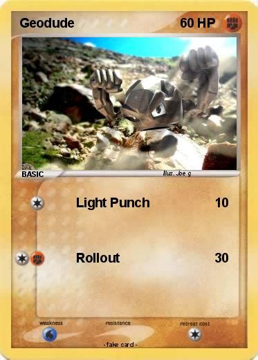 Pokémon Geodude 60 60 Light Punch My Pokemon Card