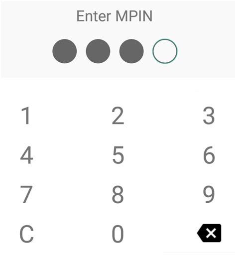 Android How To Implement A Pin Code Screen Stack Overflow