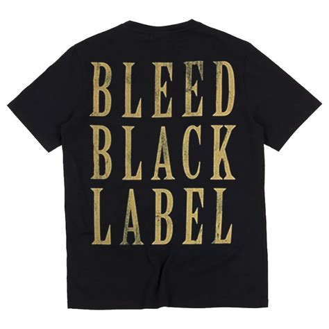 Bleed Black Label Mens Tee Evergreen Sale Section Black Label