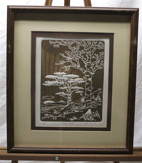 Al Kaufman Intaglio Etching Titled Good Night Signed And Etsy