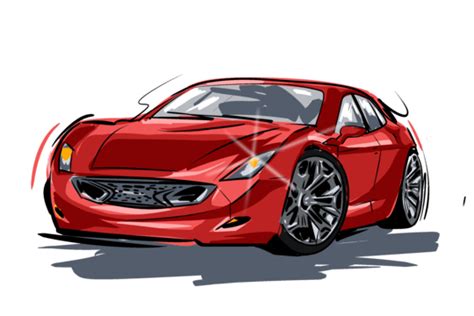 Red Sports Car Red Car Car Illustration Clipart Images Graphic