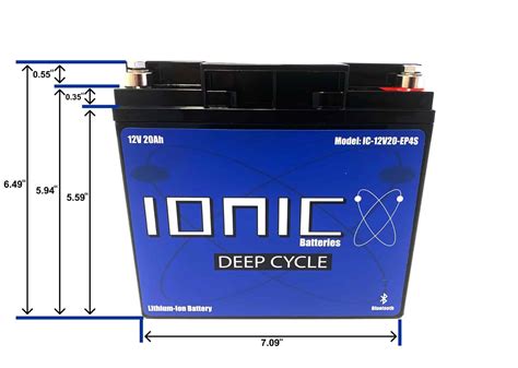 Buy 12v 20ah Deep Cycle Lithium Battery Lithiumhub Ionic