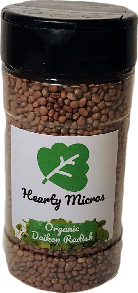 Amazon Com Organic Daikon Radish Sprouting Seeds Microgreen Seeds
