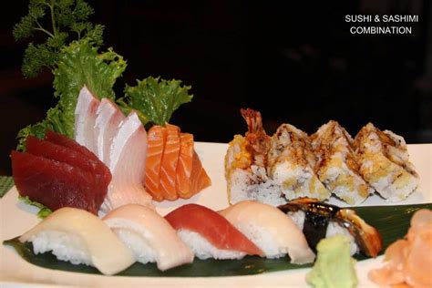 Sushi And Sashimi Combination Jimmys Asian Food