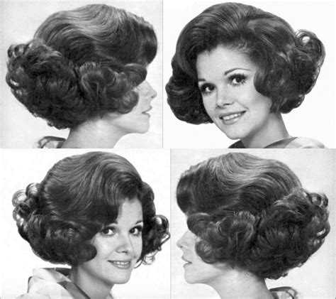 Salon Hairstyle 1969 April Vintage Hairstyles Bouffant Hair 1960