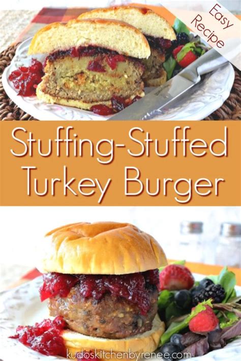 Stuffing Stuffed Turkey Burgers Taste Like Thanksgiving All Year Now