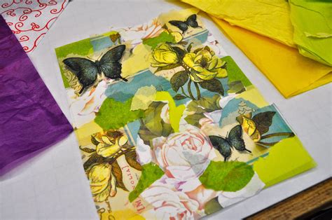 Luann Kessi Tissue Paper Collage