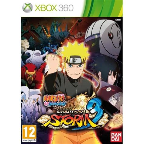 Naruto Ultimate Ninja Storm 3 Xbox 360 Cdiscount Jeux Vidéo