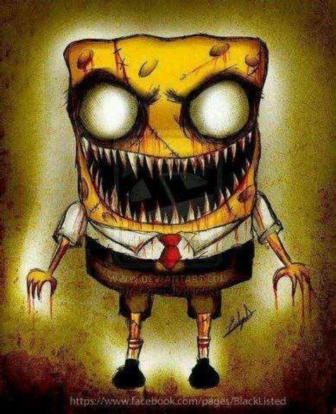 Spongebob Creepy Pants Zombie Art Creepy Drawings