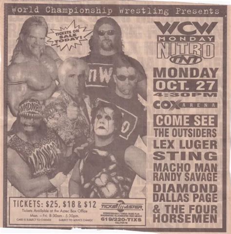 Randy Savage Ric Flair Sting Wcw Monday Nitro Pro Wrestling
