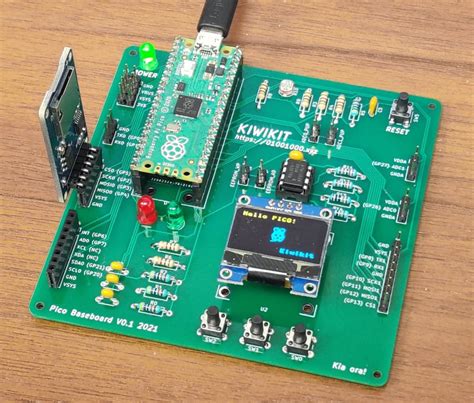 Kiwikit Raspberry Pi Pico Baseboard Takes Off The Shelf Modules Laptrinhx