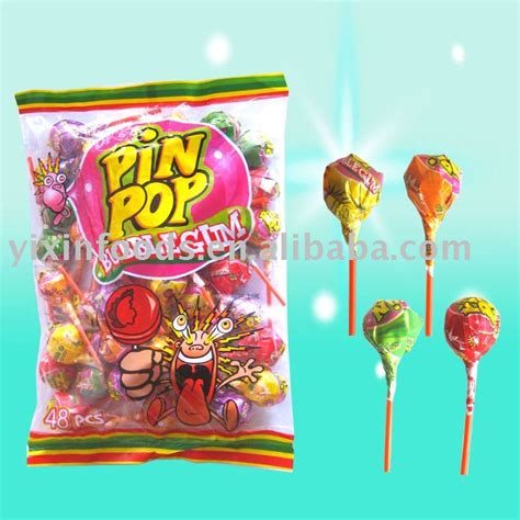 Pin Pop Fruit Lollipop With Gum Fillingchina Price Supplier 21food