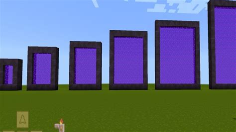 Nether Portal Size Minimum To Maximum And Different Shape And Which