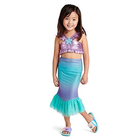 Disney Ariel Deluxe Swimsuit Set For Girls The Mermaids World