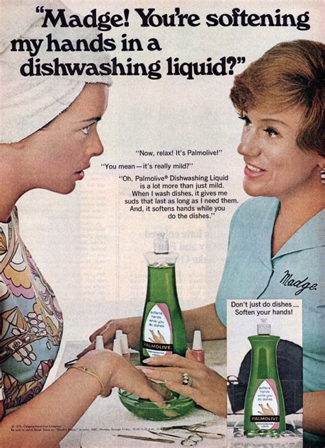 You Re Soaking In It Vintage Palmolive Ads Featuring Madge The