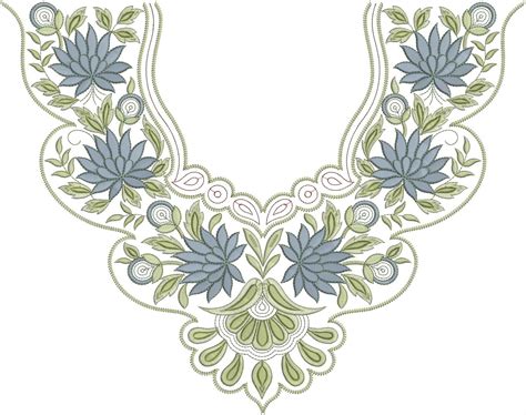 Embdesigntube Arebian Neck Line 3 Mm Sequin Embroidery
