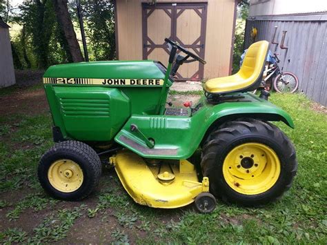 My 1975 John Deere 214 And Pics Of My First Ever Garden Tractor Youtube