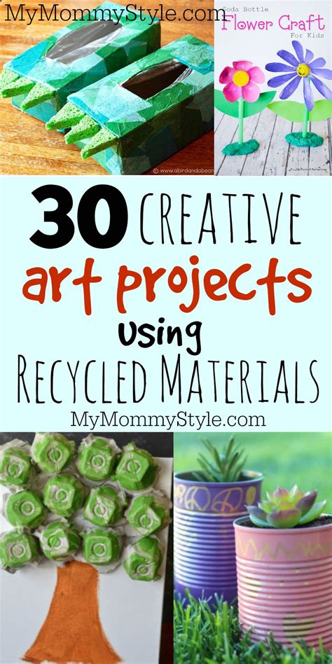 art projects from recycled materials