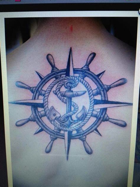I love the detail involved in this tattoo design. anchor and compass tattoos vintage - Google Search ...