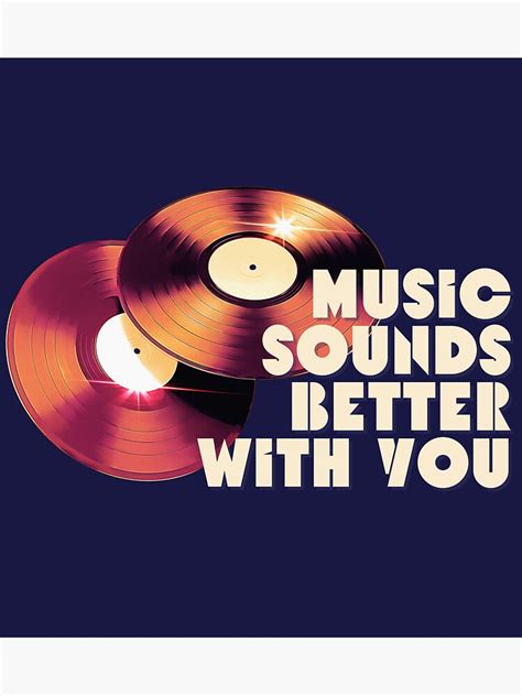 Music Sounds Better With You Sticker For Sale By Elite Artclub Redbubble