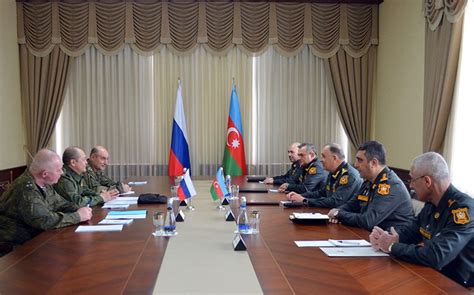 Chief Of General Staff Of Azerbaijan Army Meets With Deputy Commander