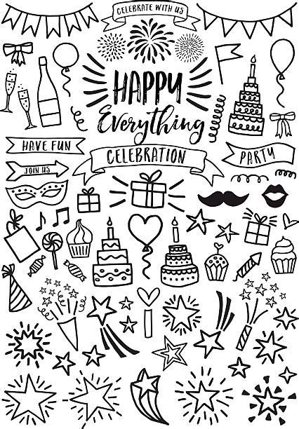 Birthday Drawings Illustrations Royalty Free Vector Graphics And Clip