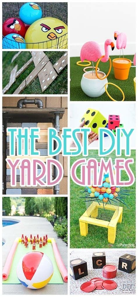 Do it yourself outdoor games. Do it Yourself Outdoor Party Games {The BEST Backyard Entertainment DIY Projects} | Outdoor ...
