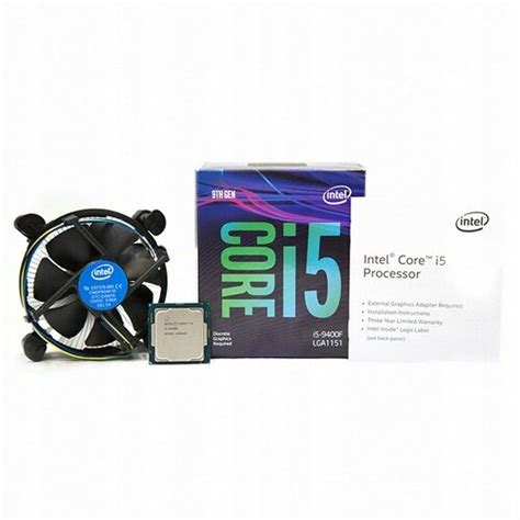 Процессор Intel Core I5 9400f Coffee Lake 2900mhz Lga1151 V2 Box