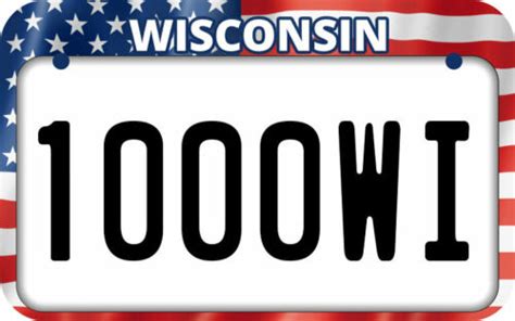 Atv And Utv 5x8 Wisconsin Usa License Plate Ebay
