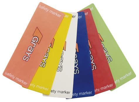Grays Safety Markers White Pack Of 6 Buy Now