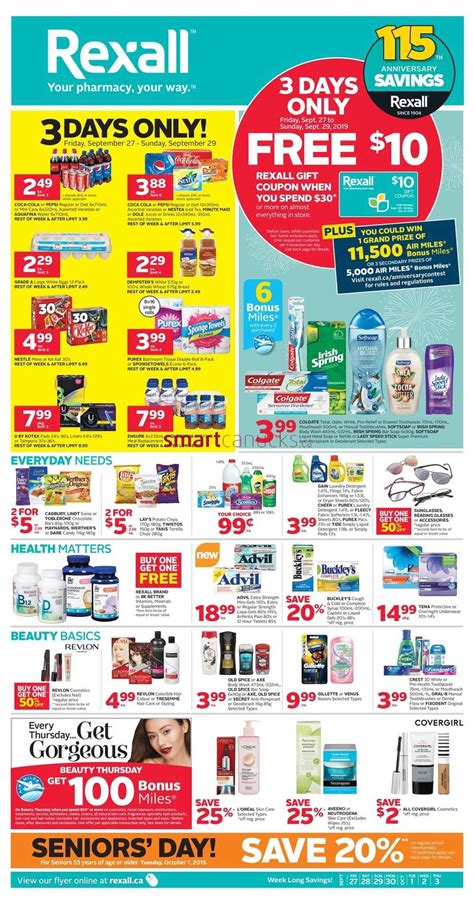 Rexall West Flyer September 27 To October 3
