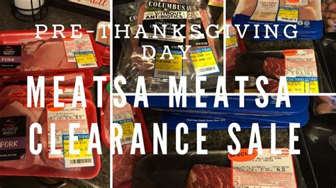 We will continue to monitor this situation closely. Pre Thanksgiving Sale || Meatsa Meatsa || Clearance Sale ...