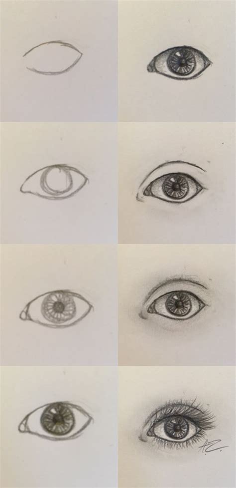 Check spelling or type a new query. How to draw a semi-realistic eye step by step | Realistic ...