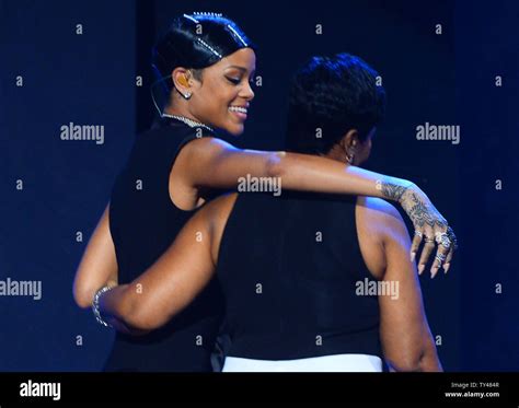 Rihanna Walks Off The Stage With Her Mother Monica Braithwaite After