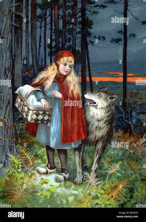 Literature Tale Of Little Red Riding Hood By Brothers Grimm Little Red Riding Hood And The