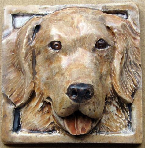 Dog Tile 4x4 Golden Retriever 3200 More Dogs On Website