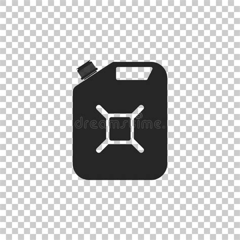Canister For Gasoline Icon Isolated On Transparent Background Diesel