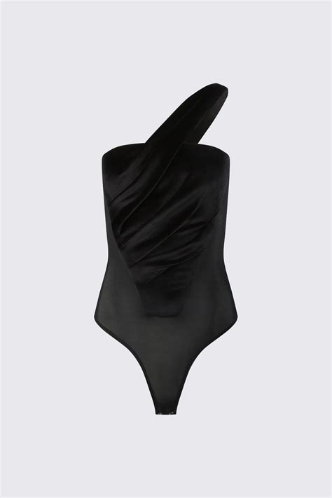 River Bodysuit Black Velvet