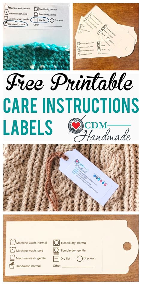 For patriots that will not give in to the medical tyranny. Download this free printable care instructions label to ...