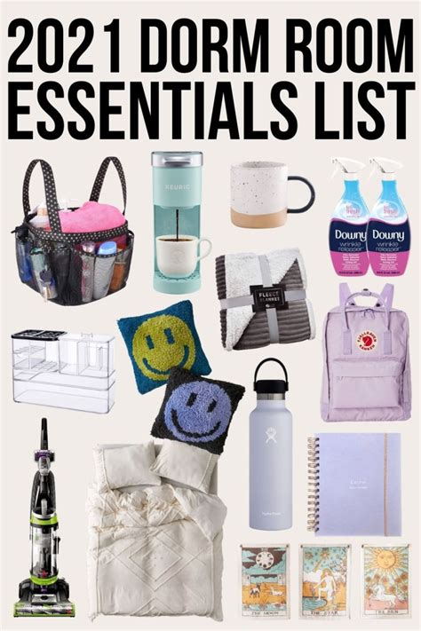 The Complete List Of Dorm Room Essentials For 2021 Its Claudia G