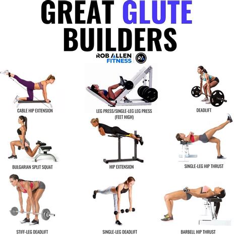 Glute Builders Follow Roballenfitness For More Fitness Nutrition Info Glutes Workout