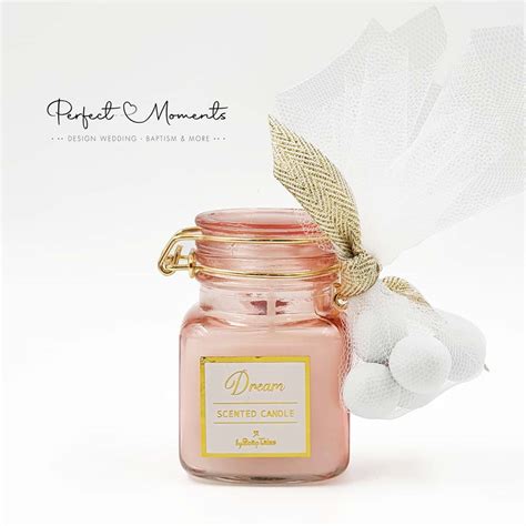 Wedding Favors Pink Candle Perfectmomentsgr