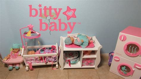 American Girl Bitty Baby Favorites High Chair Crib Changingtable