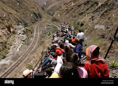 The Train To The Devils Nose Or El Nariz Del Diablo Ecuador Stock Photo