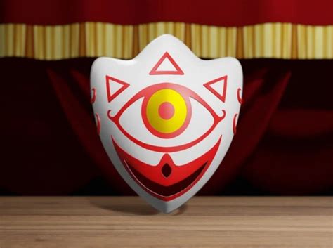 The Legend Of Zelda Mask Of Truth Tamaño Natural Cosplay Etsy