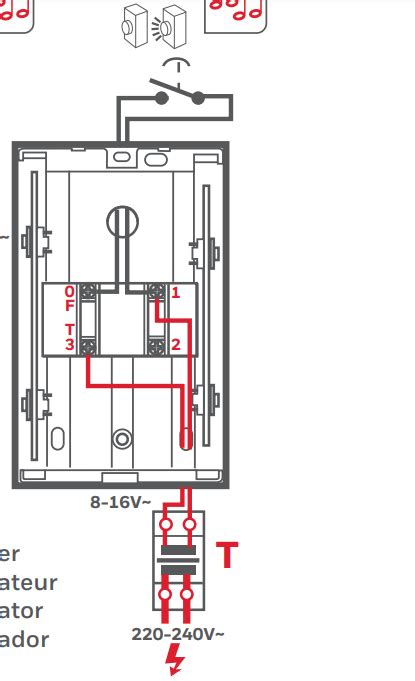 There is usually a transformer inside the bell assembly where the line power connects. Cant get chime to work. UK Friedland Type 4 D107/D117 ...