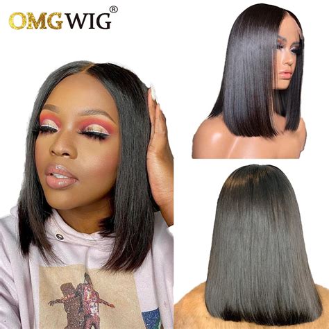 13x4 Lace Frontal Wig Brazilian Remy Human Hair Wigs For Black Women