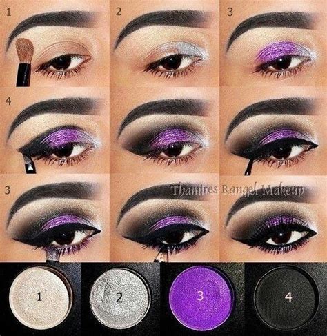 Purple Eye Makeup Tutorial Purple Eye Makeup Purple Makeup