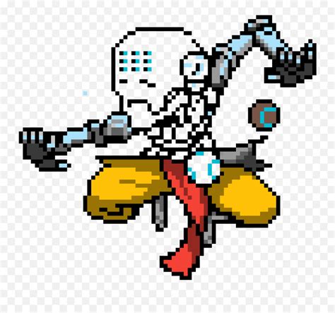 Pixilart Pixel Zenyatta By Anonymous Overwatch Pixel Art Grid Png