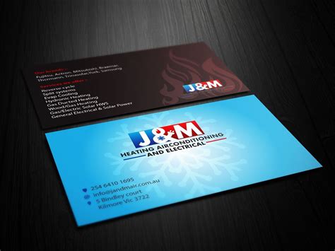 The content of your card should be the most important consideration. Image Result For Business Card Ideas For Hvac And ...